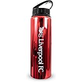 Hy-Pro Officially Licensed 750ml Aluminium UV Bottle| Soccer, Football, Integrated Folding Straw, Neochrome Finish, Leakproof, Lightweight, BPA Free