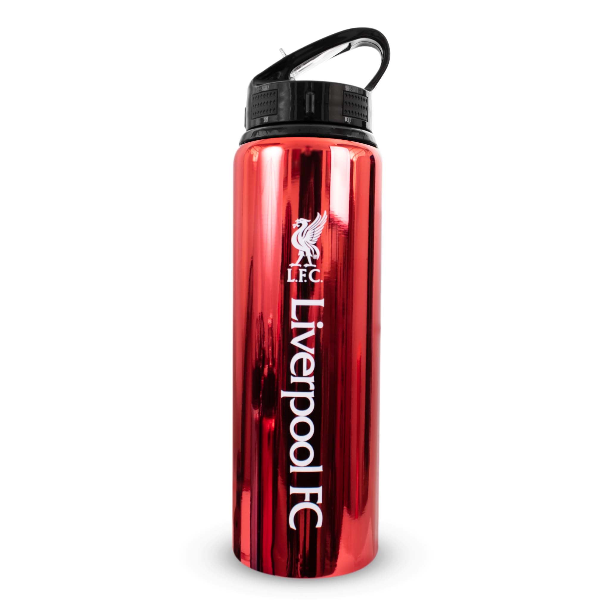 Hy-Pro Officially Licensed Liverpool F.C 750ml Aluminium UV Bottle | Integrated Folding Straw, Neochrome Finish, Leakproof, Lightweight, BPA Free — image 1