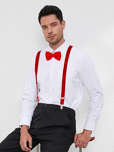 mens bow tie and braces