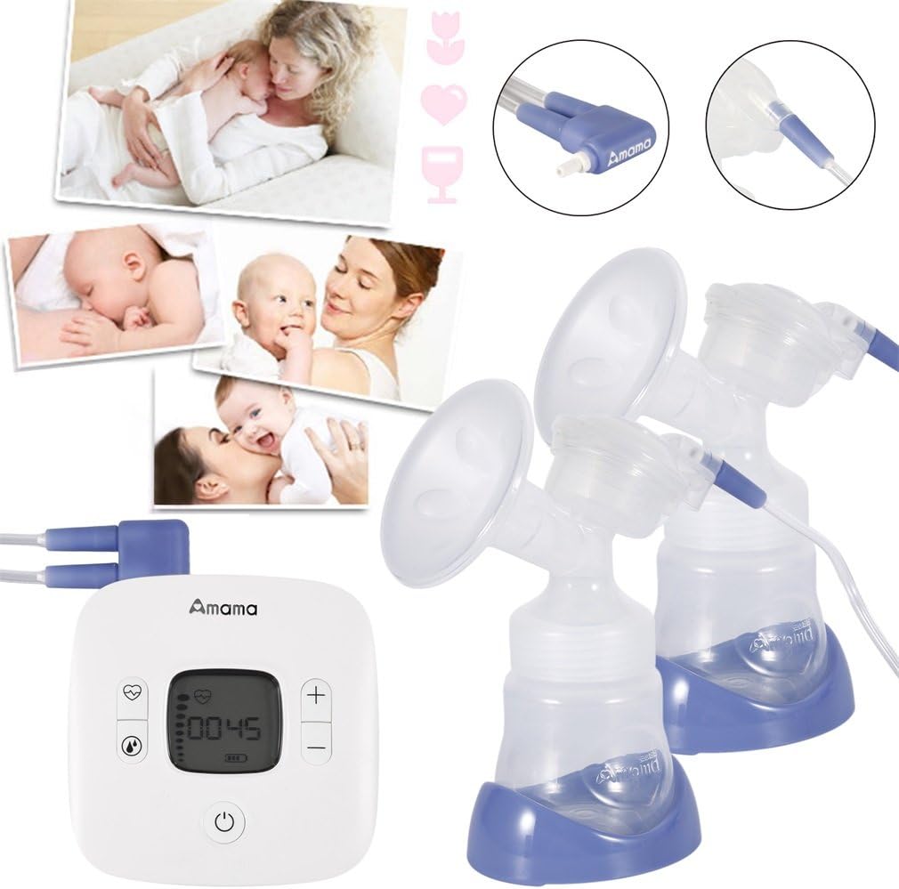Breast Pump, LESHP Double Head Breast Pump Automatic Electric Super Quiet BreastPump with
