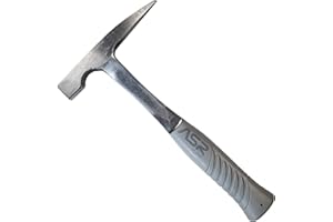 ASR Outdoor 32oz Rock Pick Hammer Prospector Mining Tool, Gold Prospecting Equipment and Rockhounding
