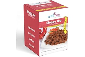 Nutriwise - Sloppy Joe Entree | Healthy Diet Foods | 7/Box | High Protein, Low Calorie, Low Sugar, Cholesterol Free