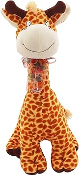 Pearl World Cute Stuffed Brown Spots Giraffe Animal Soft Toy for Kids -(40 cm)