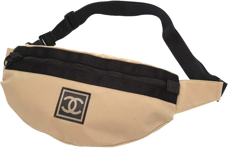 Amazon シャネル Chanel バナナポーチ スポーツライン ボディバッグ イカットナイロンキャンバス メンズ 0078 中古 ボディ バッグ ワンショルダー