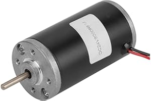 EVGATSAUTO Permanent Magnet Motors, 31ZY 6V/12V/24V 3500-8000RPM High Speed CW/CCW Permanent Magnet DC Motor for DIY Generator[12v4000](24v8000 RPM)