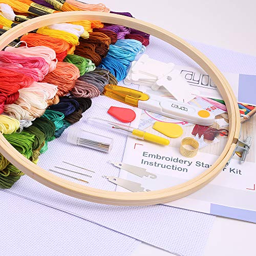 1 Caydo+Embroidery+Starter+Threads+Beginners