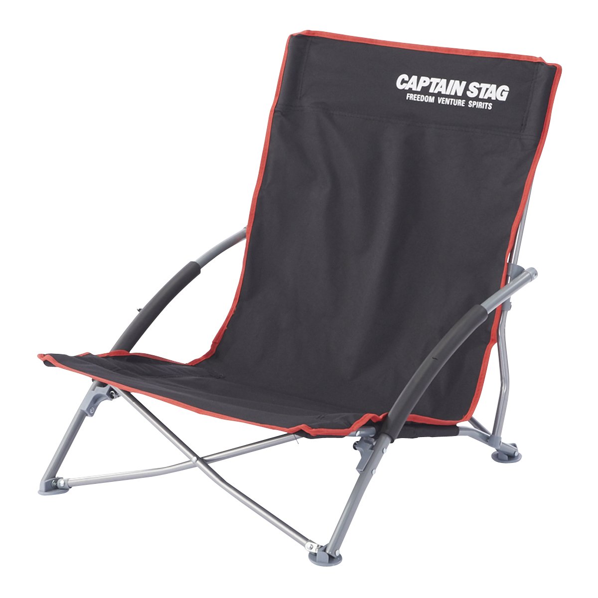 キャプテンスタッグ キャンプ用品 椅子 チェア ジュール ロースタイル イージー ブラックUC-1700商品画像