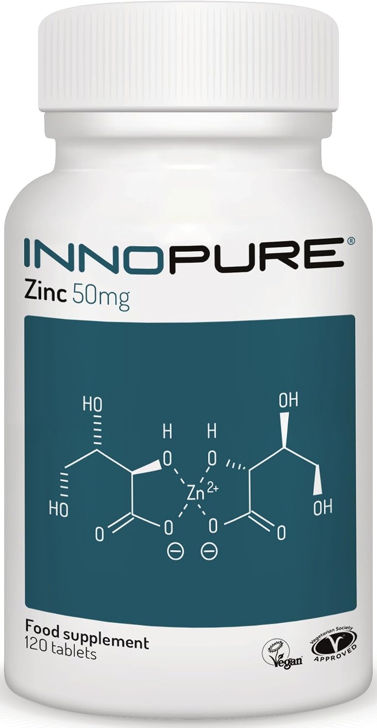 INNOPURE Zinc Picolinate 25mg, 240 Capsules, Pure-Fill (No Fillers or Binders) One-a-Day Easy to Swallow