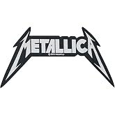 Metallica Men's Shaped Logo Woven Patch White