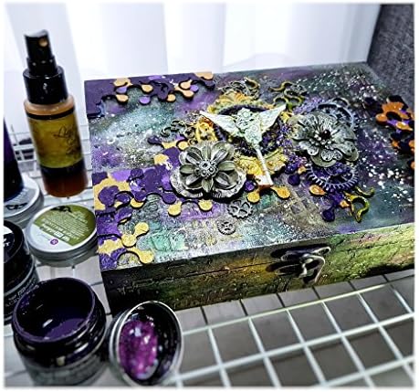 This is a wooden box Inspired by Steampunk style decorative box