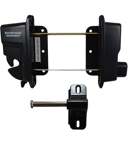 Two-way Gate Latch Types Keystone Advantage - Two Sided Lockable Latch