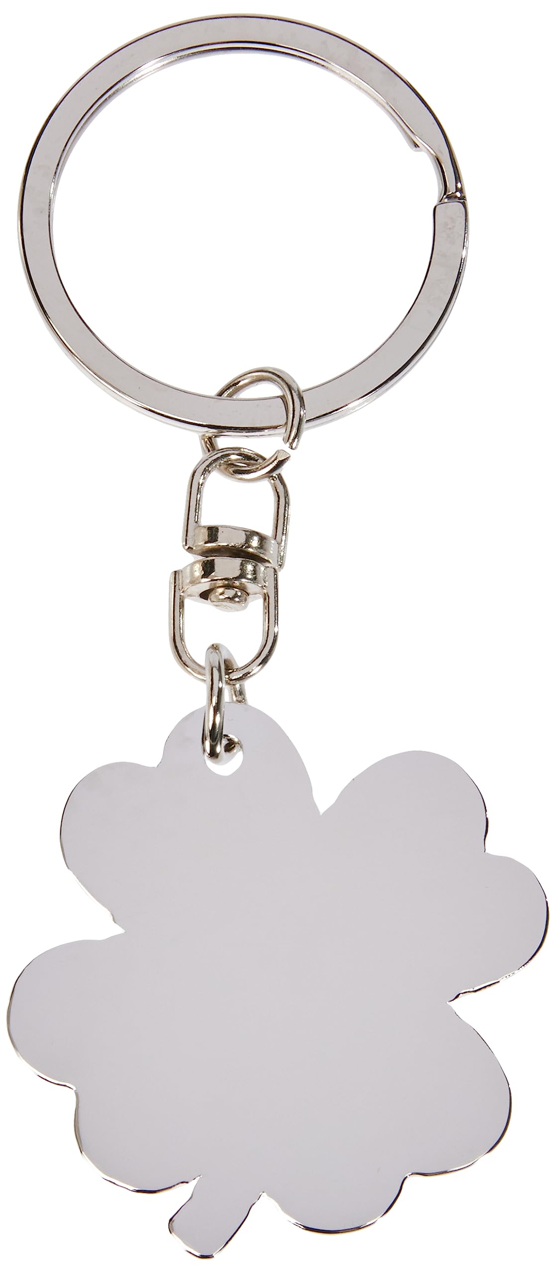 Wedo 2053409 Keyring Clover Leaf Metal Silver