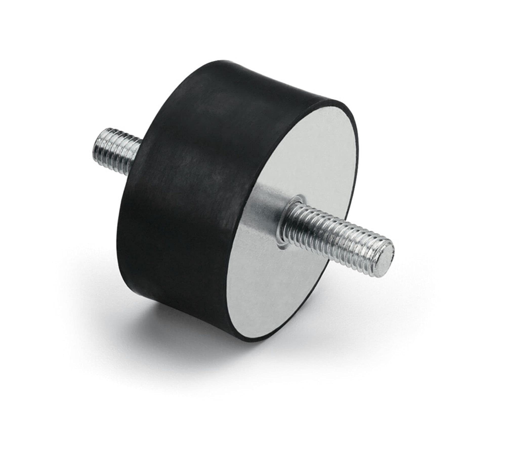 DOJA Industrial | Air Conditioner Shock Absorber | Thread-Thread M6 20x20 | Pack 12 | Air Conditioning Shock Mount | Anti Vibration Pads | Air Pump Cushion Pad Rubber | Air Conditioners Mounts Split