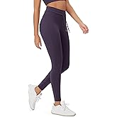 ODODOS Women's Drawstring Tie Daily Leggings 25" / 28" High Waist Workout Yoga Pants