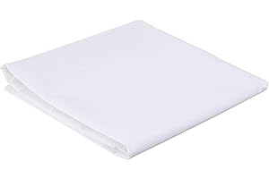 National Allergy Premium 100% Cotton Zippered Euro Square Pillow Protector - 30 x 30 - White - 300 Thread Count - Hypoallergenic Pillowcase with Zipper - Breathable Encasement Cover