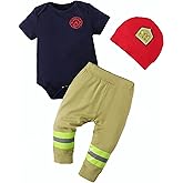 Singcoco Baby Boy Costume Outfit Newborn Uniform Costume with Hat