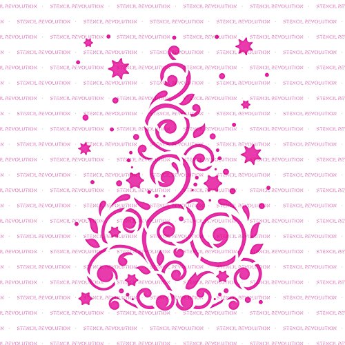 Christmas Tree Stencil Template - Reusable Stencil with Multiple Sizes Available