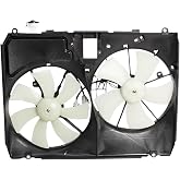 TRQ Radiator Dual Cooling Fan Assembly | For 2004-2005 Toyota Sienna TO3115135