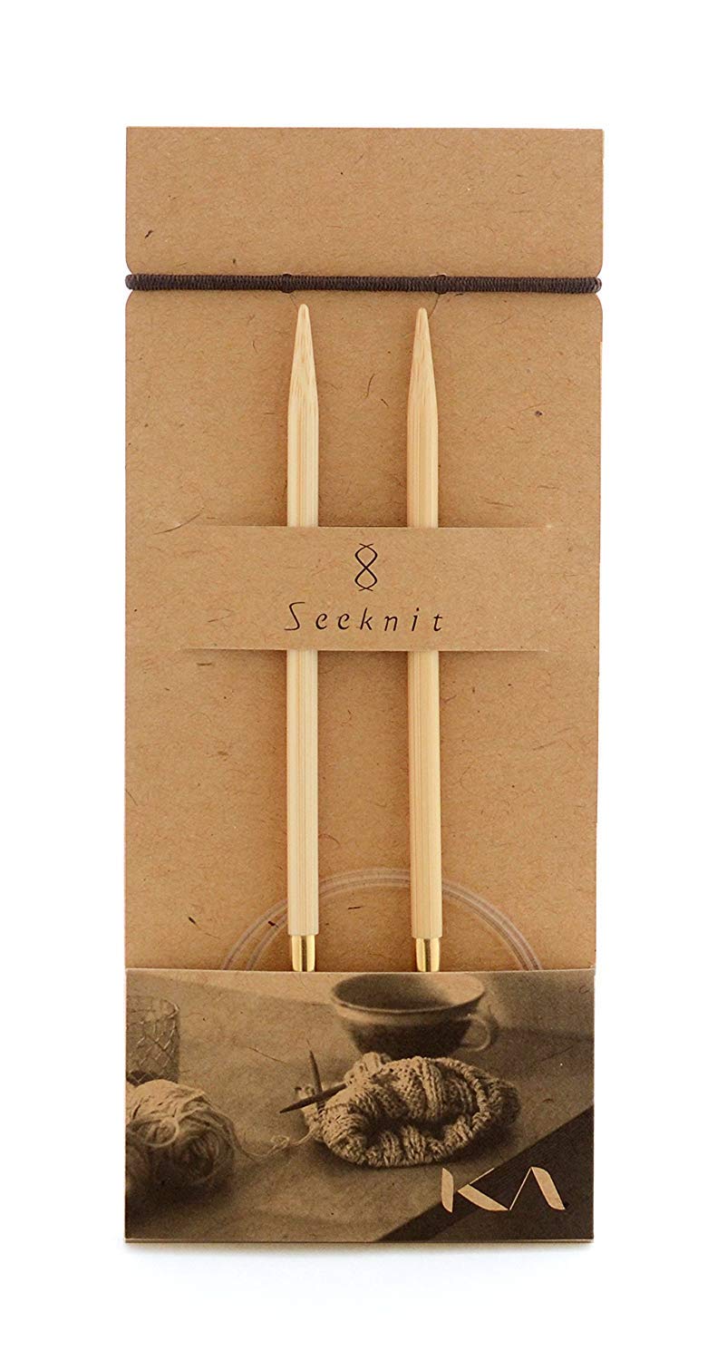 KA KA04305 Bamboo Circular Knitting Needles Beige US Size 7