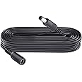 Security-01 3M 10FT DC Power Extension Cable 5.5mm x 2.1mm,for CCTV Camera IP WiFi Camera,DVR,LED Strip,DC Power Supply Adapter Extender Wire,Black