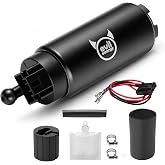 EVIL ENERGY EFI 255LPH Electric Intank Fuel Pump High Flow 43 PSI Kit | 12V DC EFI Systems, Gasoline Only, 15-90 PSI Operating Range, Pressure Set by Regulator