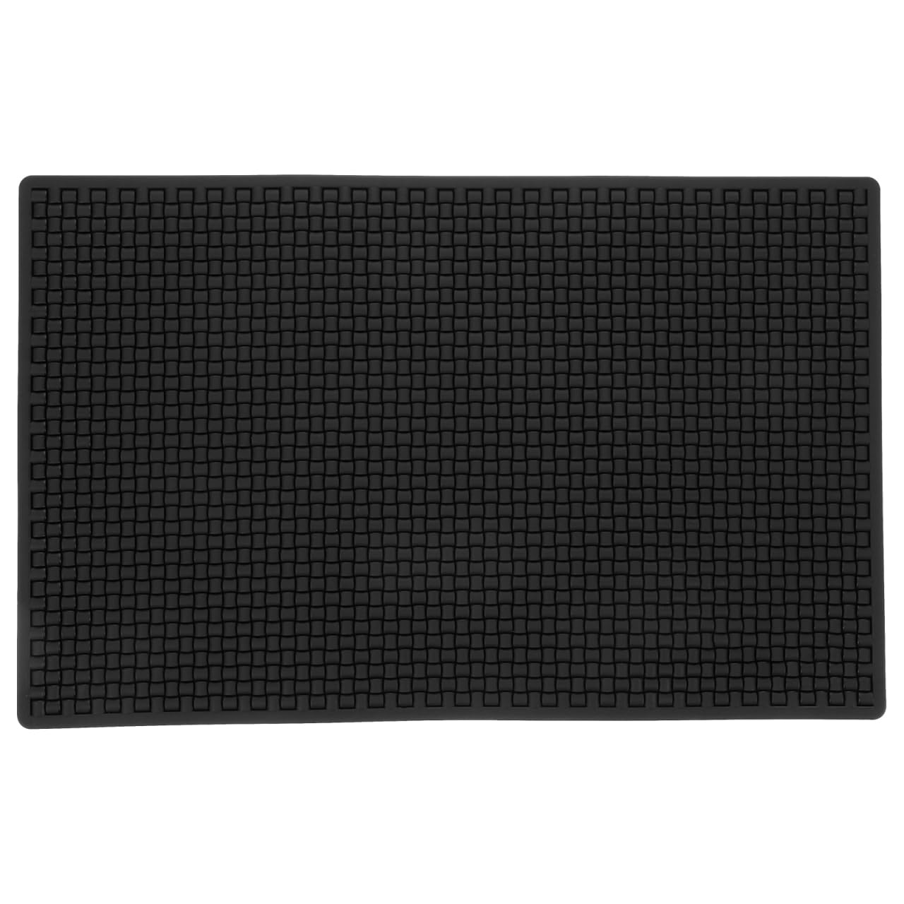 minkissy Silicone Barber Organizer Mat 11.81X7.48 Inch Anti-Slip Salon Station Pad for Hair Clippers Scissors Hair Styling Tools Work Surface Protection