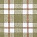 Green and Brown Plaid Flannel Fitted Crib Sheet - Plaid Print Cotton Flannel, Sage Green, Brown and Cream, Fully Elasticized, 8 in Deep Pockets, Fits Standard Crib Mattress 28 in x 52 in
