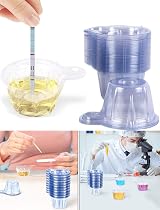 Voarge 100Pcs 40ML Disposable Urine Cups Specimen Collection for Pregnancy view 4