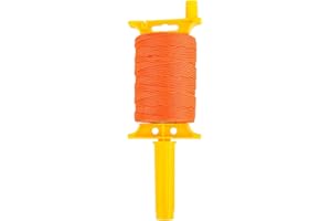 BOXOB Mason Line String, 541 FT #18 Nylon Braided Mason Line with Handle Construction String for Gardening Bricklaying Tool K