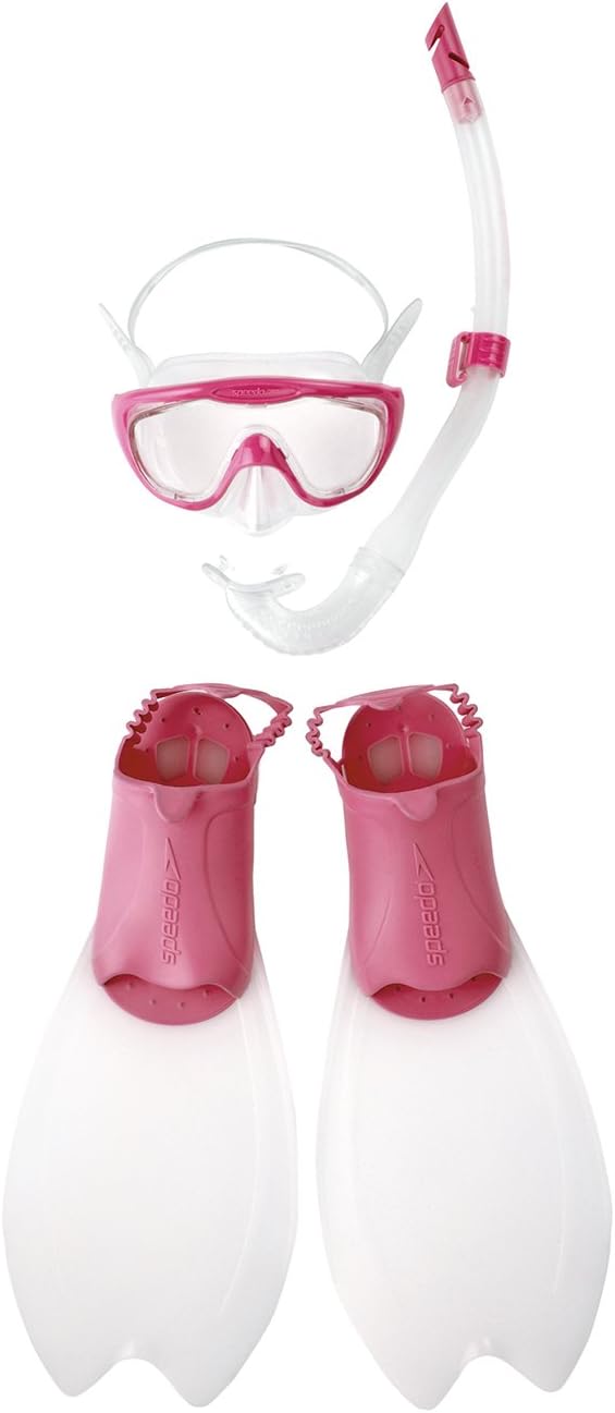 Speedo Junior Glide Scuba Set 3 Piece pink