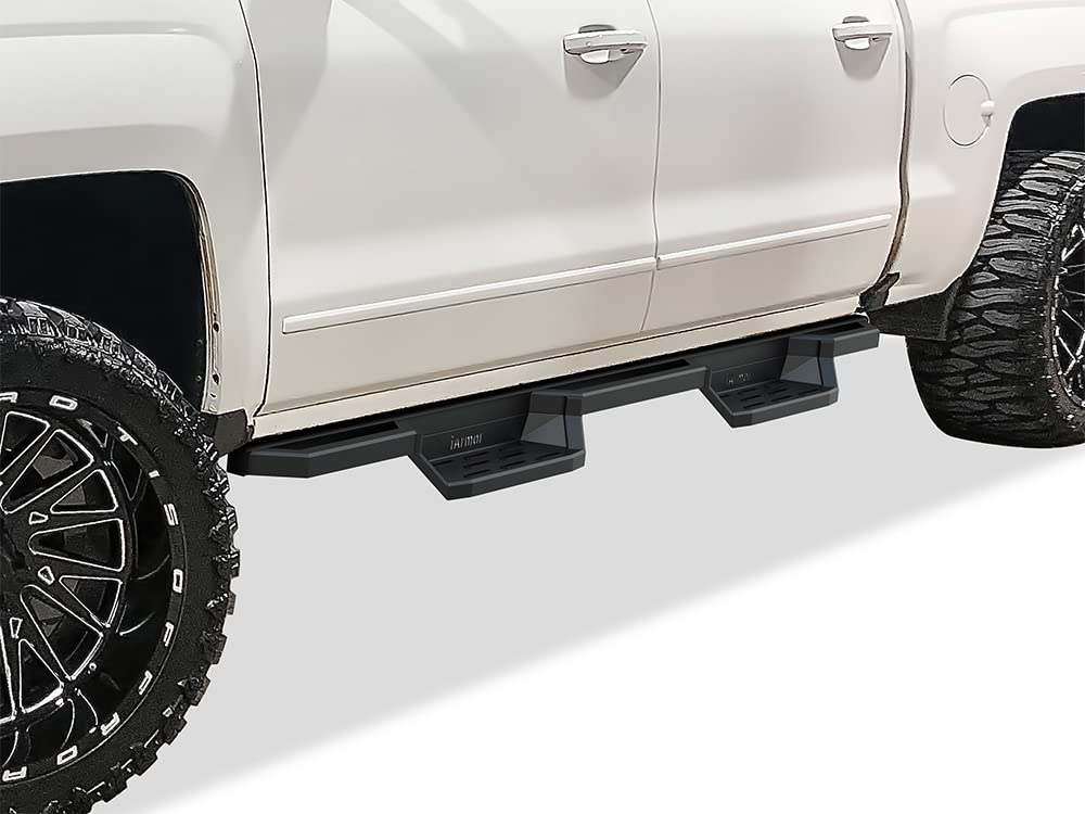 thumbnail image 2 of Off-road Step Bars Heavy Duty Running Boards For 2009-2014 Ford F150 Super Cab - Black Carbon Steel Side Steps 2013 F150 Running Boards 2 of 13