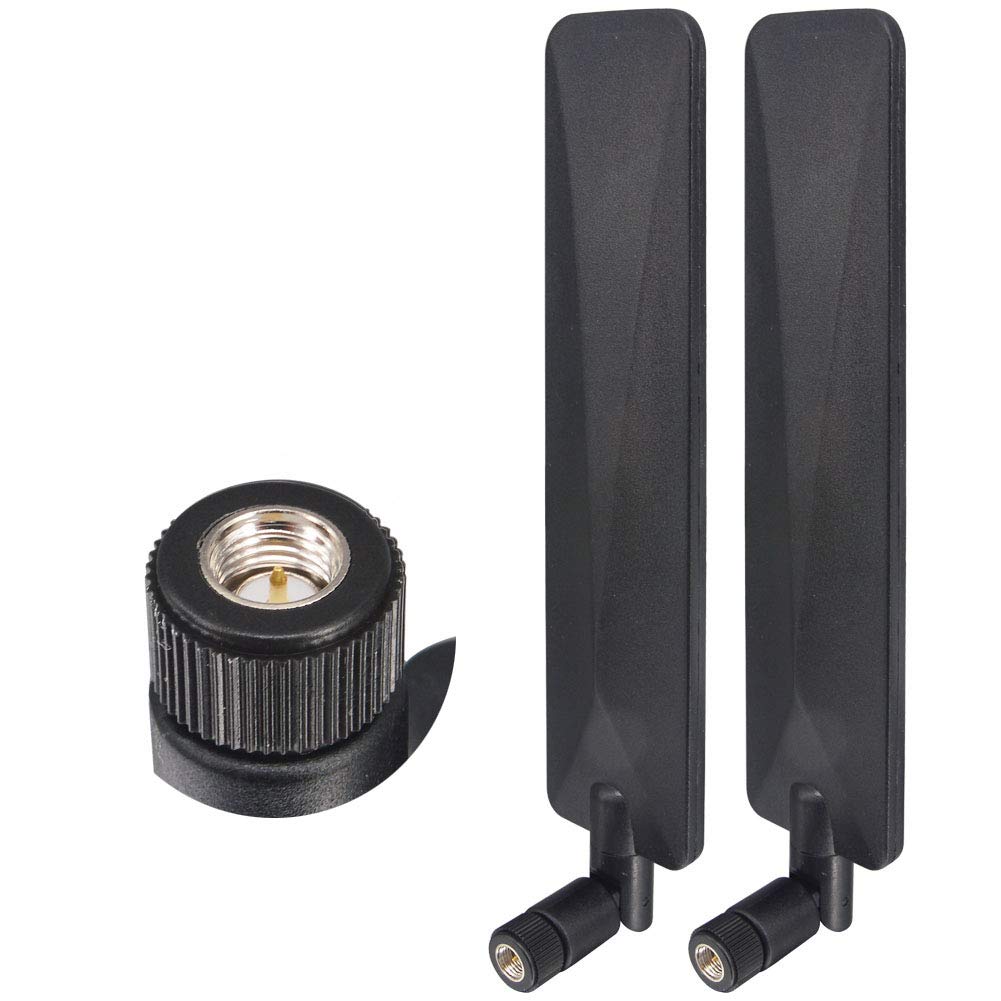 YILIANDUO SMA WiFi Antenna High Gain 8dBi 4G LTE Antenna for 4G LTE Router ZTE Dongle Huawei E5372 E398 E3276 E392 Wildlife Hunting Camera Mobile Security Camera Pack of 2