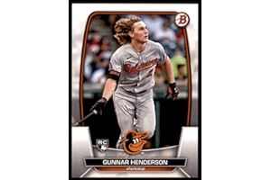 BOWMAN CHROME 2023 Bowman #65 Gunnar Henderson Baltimore Orioles MLB Baseball Card (RC - Rookie Card) NM-MT