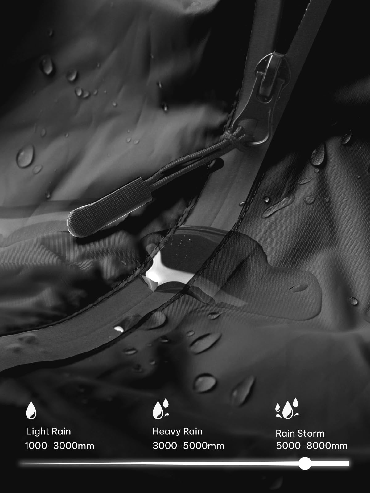 SaphiRose Unisex Rain Poncho Raincoat Hooded for Adults Women with Pockets
