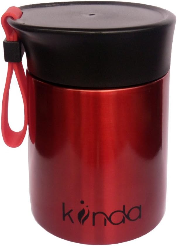 Vacuum Insulated Stainless Steel Food Flask - 11.8oz | BPA Free | Storage Container for Hot/Cold Food | Perfect for babys and kids, travel, camping and hiking