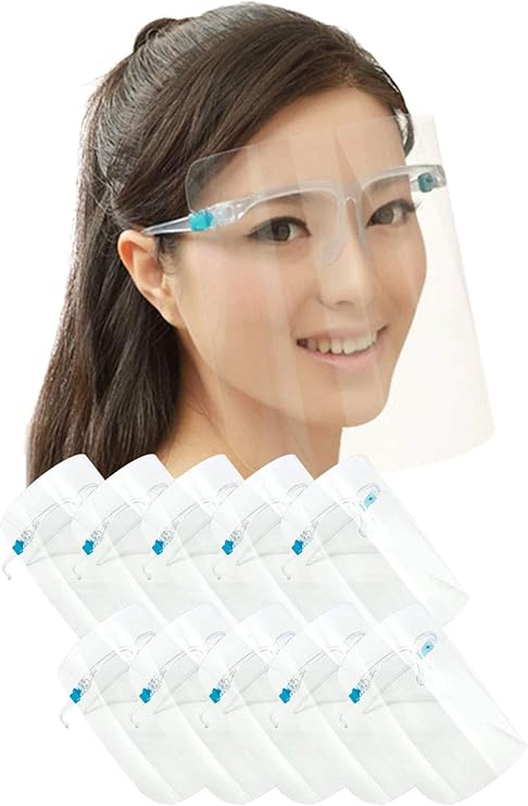 Amazon Morytrade フェイスガード フェイスシールド カバー クッション 透明 シールド 10個 草刈機 刈払機パーツ アクセサリ