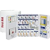 SmartCompliance 50-Person OSHA First Aid Cabinet with Medications | Keep workplace first aid organized with 245 OSHA-ready supplies and medications for everyday injuries.