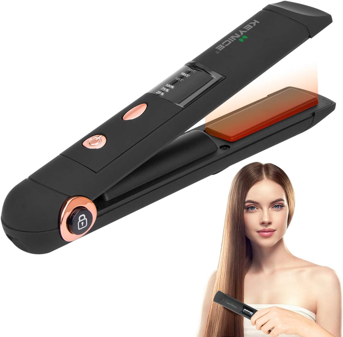 keynice cordless straighteners