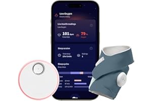 OWLET Dream Sock – Smart Wearable Baby Monitor - Infant Pulse Oximeter Tracks Oxygen & Heart Rate | Parents Receive Alerts, Sleep & Health Insights via App | FDA Cleared