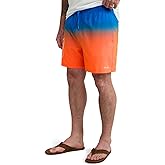 HUK Men's Standard Pursuit Volley Pattern, Quick-Dry Shorts, White