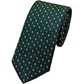 William & Lauren Baylor University Men’s Tie – 100% Silk, Green & Gold Collegiate Neckwear