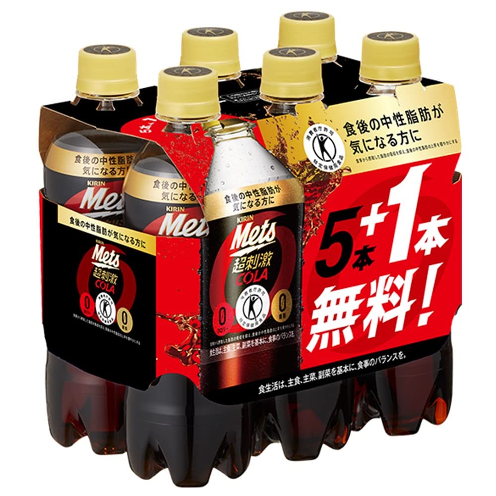 キリン メッツ コーラ 480mlPET 5本+おまけ1本 ×4個商品画像