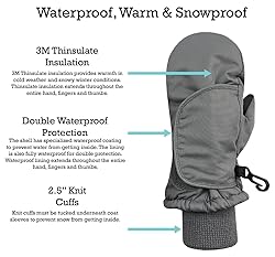 N'Ice Caps Kids Waterproof Snow Mittens Cold