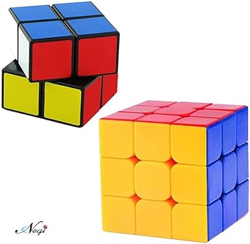 Negi 2X2 and 3X3 Set of 2 Combo Speed Cubes
