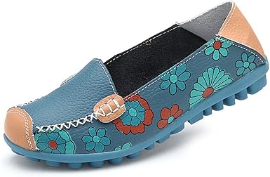 womens teal loafers