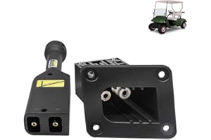 Drive-up EZGO TXT Medalist 36V PowerWise Charger Receptacle and W/Handle Plug Fits Electric 1996 UP Golf Cart 73345-G01&73063-G01