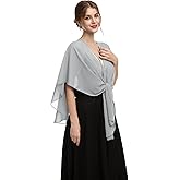 Hotshawl Shawls and Wraps for Evening Dresses Sheer Chiffon Women Elegant Soft Silky Scarf Scarve Wedding Bridal Stole