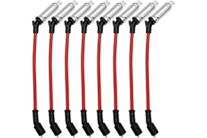 Zreneyfex 10.2mm Spark Plug Ignition Wire Set Replacement for Chevy GMC V8 4.8L 5.3L 6L 2000-2009