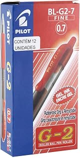 Pilot G207 Retractable Gel Rollerball 0.7 mm Red Box of 12 view 4