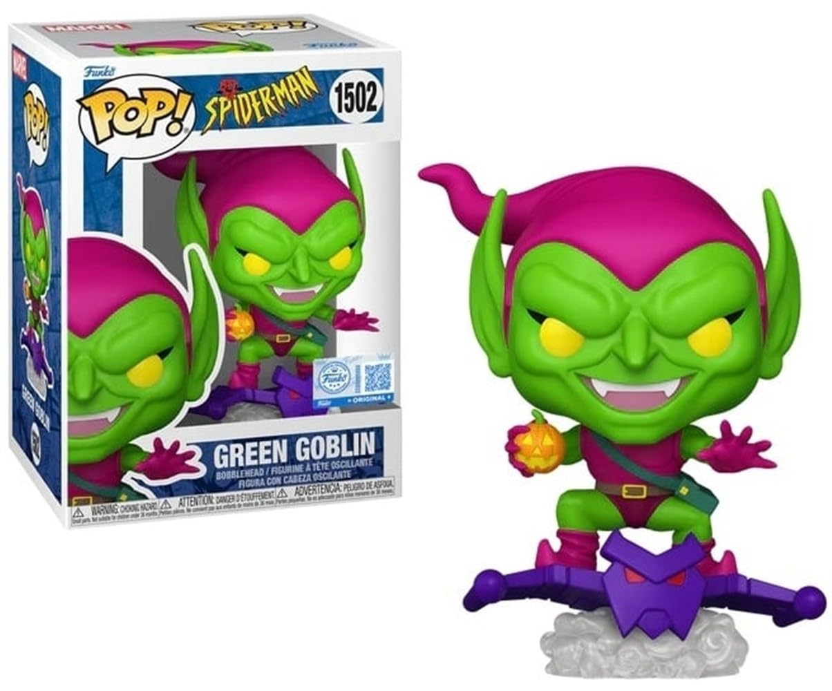 Funko Pop Marvel Spiderman TV Green Goblin Figure 1502